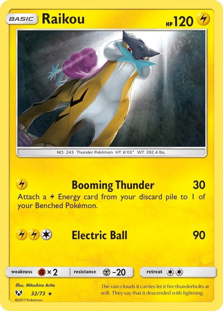 pokemon shining legends card prices Raikou