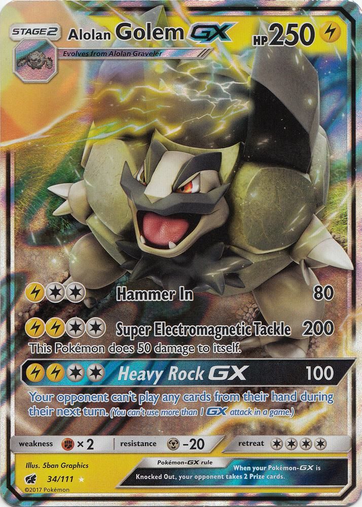 Alolan Golem GX - SM - Crimson Invasion Real Time Price Data.