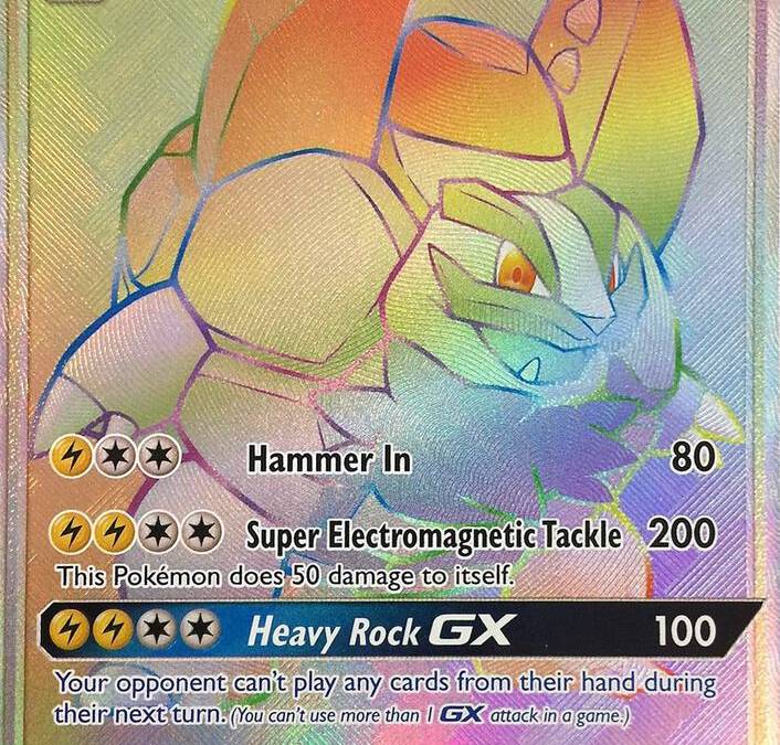 alolan golem pokemon card 37/181 - Team Up - Rare - Evolution 4 Set Weakness Fighting 2 Resistance Metal Pokemon - Alolan Golem-GX -
