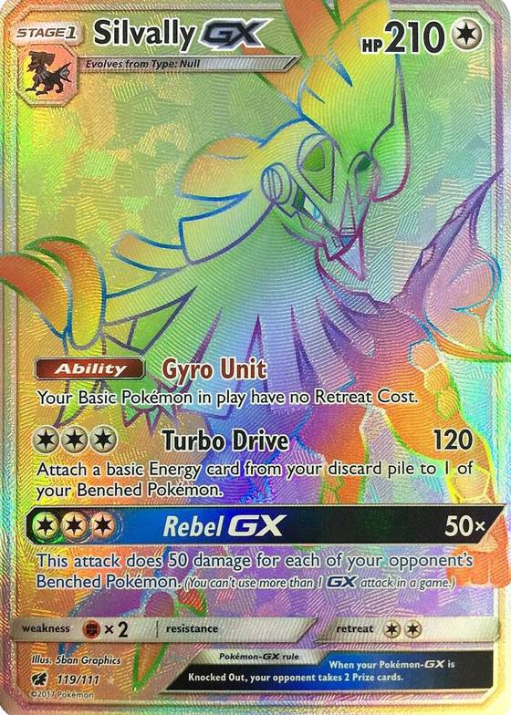 silvally pokemon card price Pokmon TCG Cards for sale Evolves from Type Silvally GX #184 Prices |