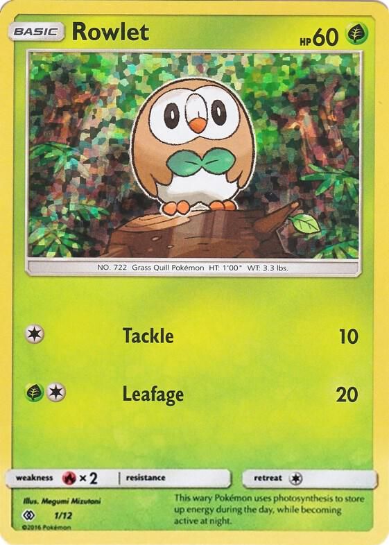 Rowlet 1 12 - McDonald's Promos 2017 Real Time Price Data.