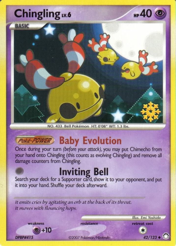 chingling pokemon card Chingling 42 123