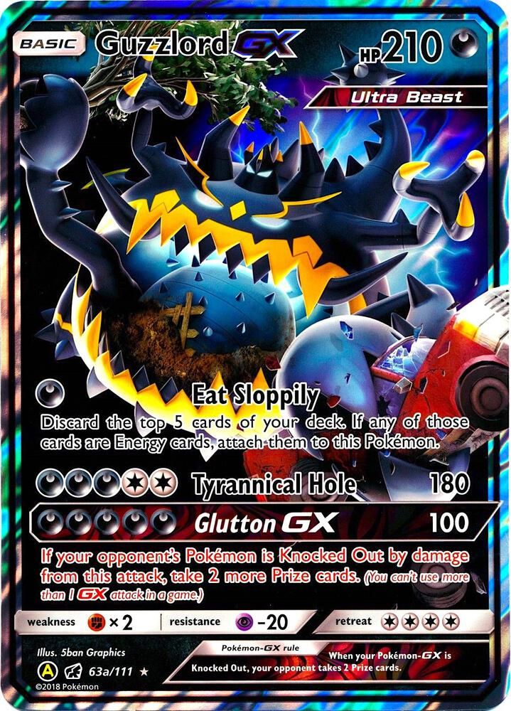 Guzzlord GX 63a 111 - Alternate Art Promos Real Time Price Data.