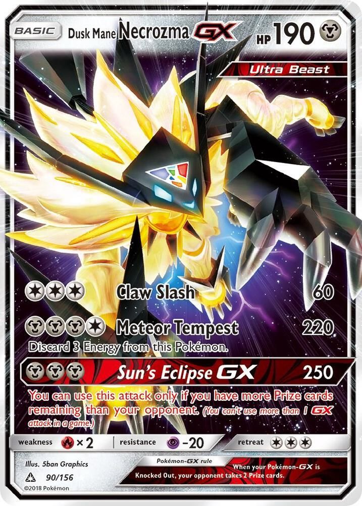 Dusk Mane Necrozma GX - SM - Ultra Prism Real Time Price Data.