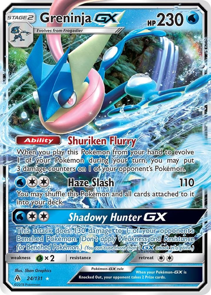 Greninja GX - SM - Forbidden Light Real Time Price Data.