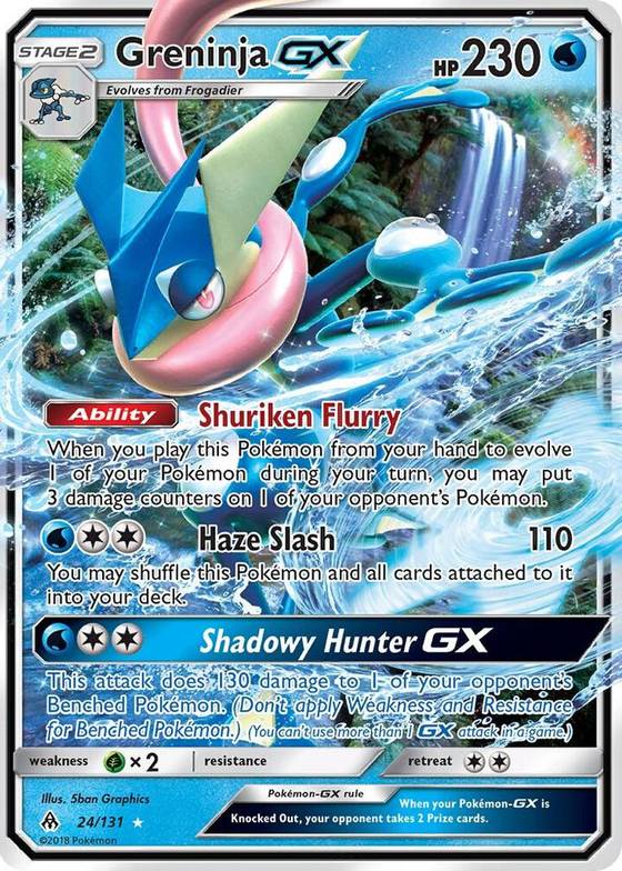 Greninja GX - SM - Forbidden Light Real Time Price Data. Greninja GX - SM - Forbidden Light Real Time Price Data.