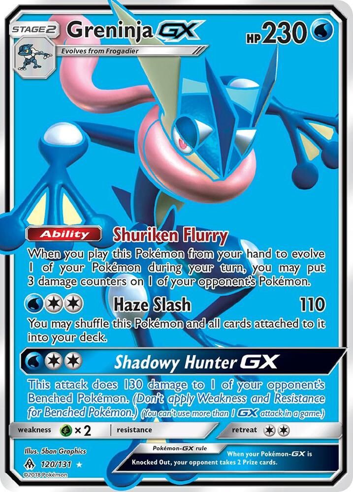 Greninja GX Full Art - SM - Forbidden Light Real Time Price Data.