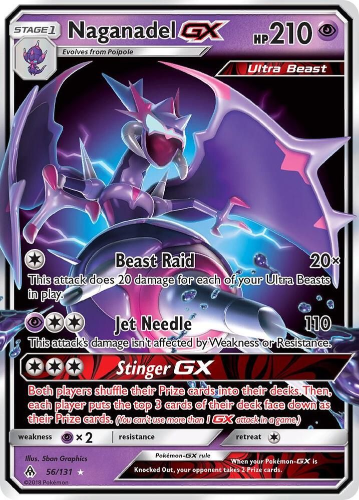 Naganadel GX - SM - Forbidden Light Real Time Price Data.