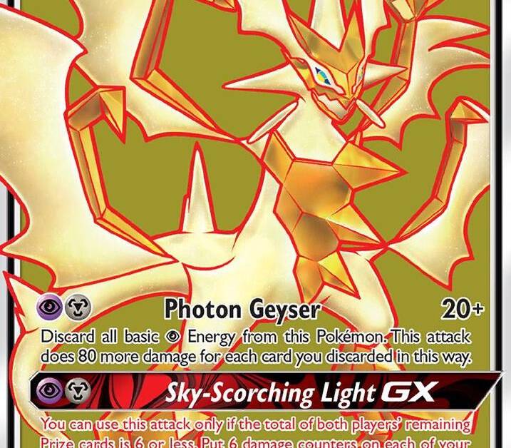 pokemon cards ultra necrozma gx gold TCG - SM6 - 099/094 (SR) Black Star Promos Type Ultra Necrozma GX #78 Prices