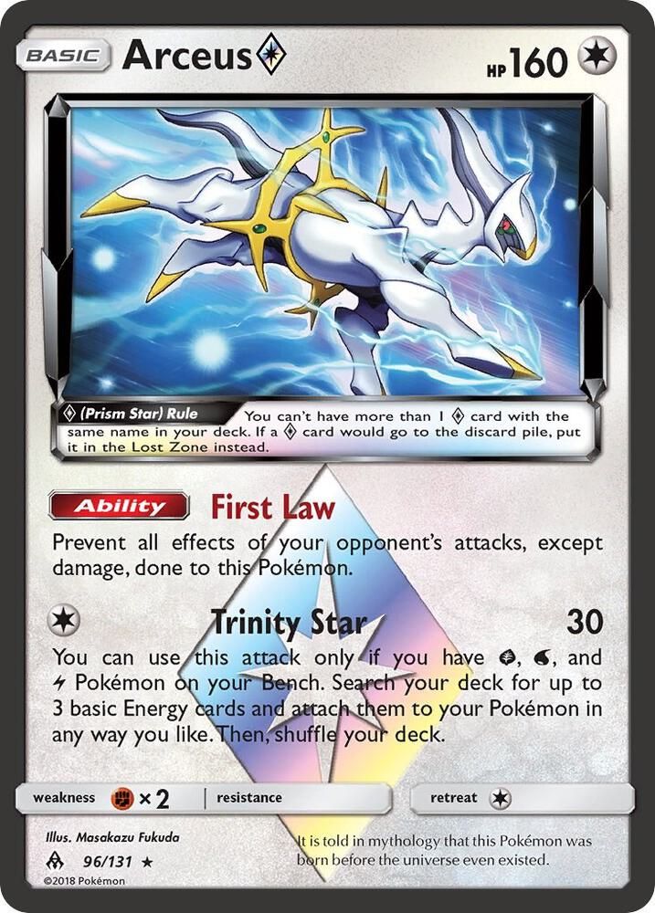 Arceus Prism Star - SM - Forbidden Light Real Time Price Data.