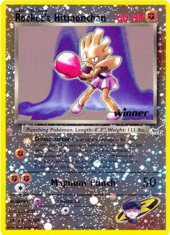 Rockets Hitmonchan 9 Winner - Best of Promos Real Time Price Data.