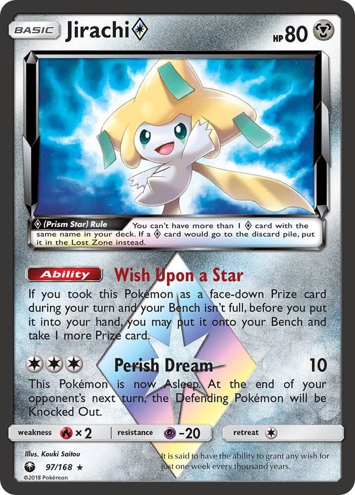 Jirachi Prism Star - SM - Celestial Storm Real Time Price Data.