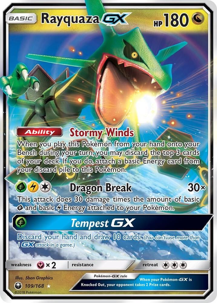 Rayquaza GX - SM - Celestial Storm Real Time Price Data.
