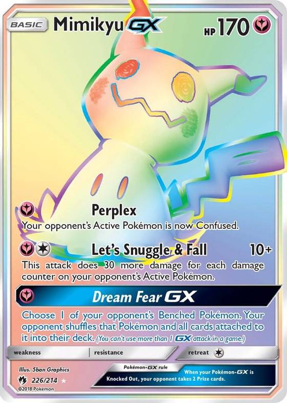 Mimikyu GX Secret - SM - Lost Thunder Real Time Price Data. Mimikyu GX Secret - SM - Lost Thunder Real Time Price Data.