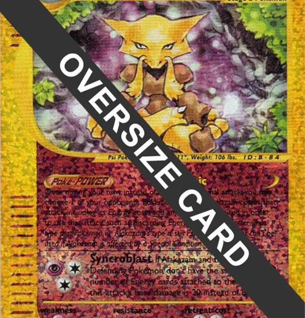 Alakazam 1 12 Box Topper - Jumbo Cards Real Time Price Data. Alakazam 1 12 Box Topper - Jumbo Cards Real Time Price Data.