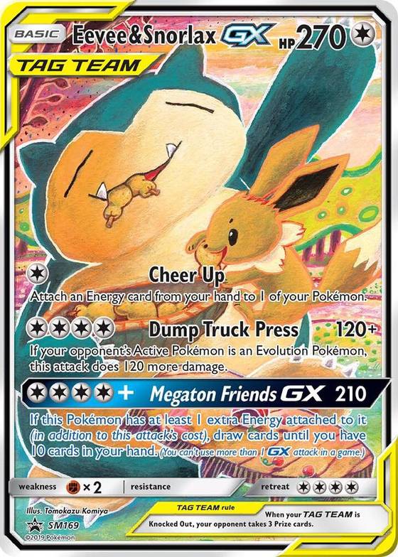 Eevee and Snorlax GX SM169 - SM Promos Real Time Price Data. Eevee and Snorlax GX SM169 - SM Promos Real Time Price Data.