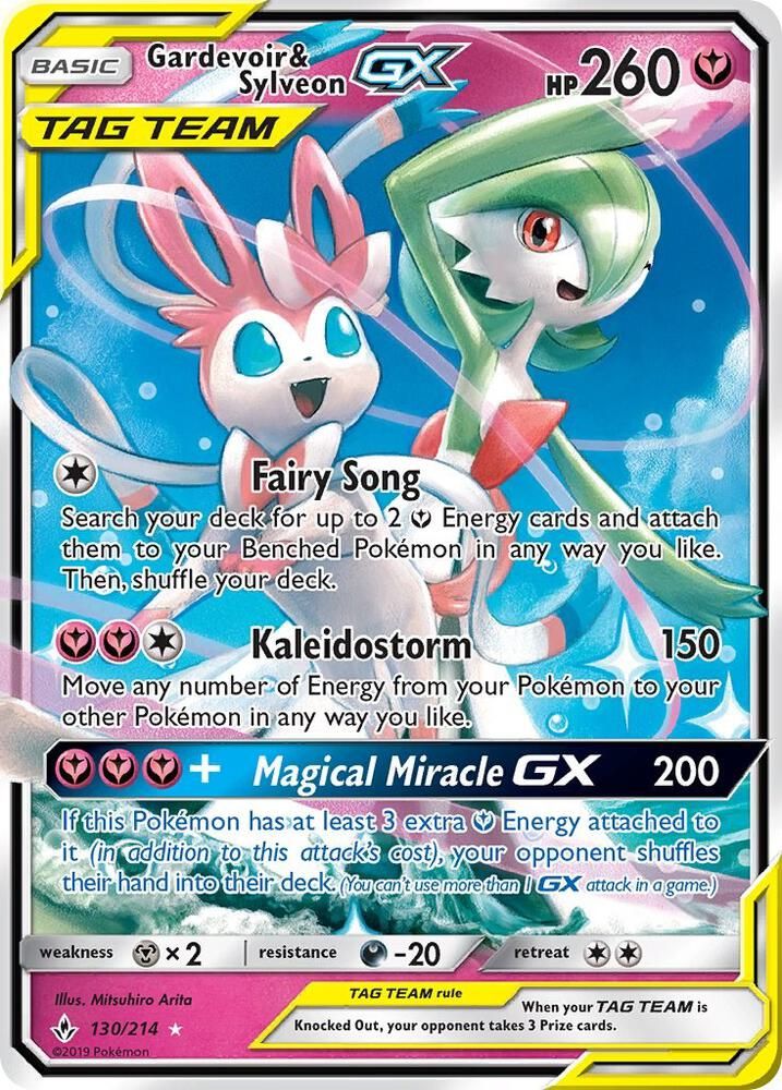 Gardevoir and Sylveon GX - SM - Unbroken Bonds Real Time Price Data.