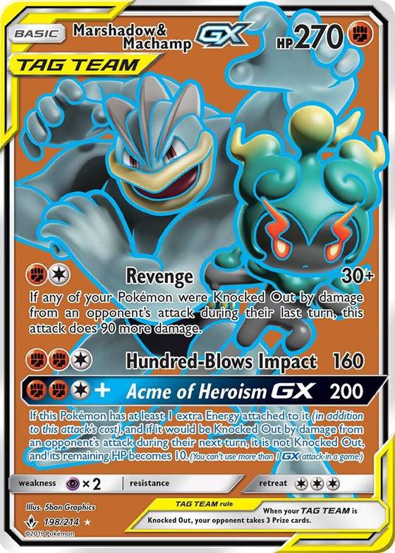 Marshadow and Machamp GX 198 Full Art - SM - Unbroken Bonds Real Time Price Data. Marshadow and Machamp GX 198 Full Art - SM - Unbroken Bonds Real Time Price Data.