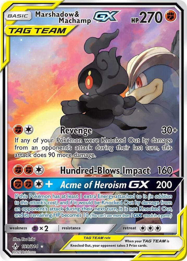 Marshadow and Machamp GX 199 Full Art - SM - Unbroken Bonds Real Time Price  Data.