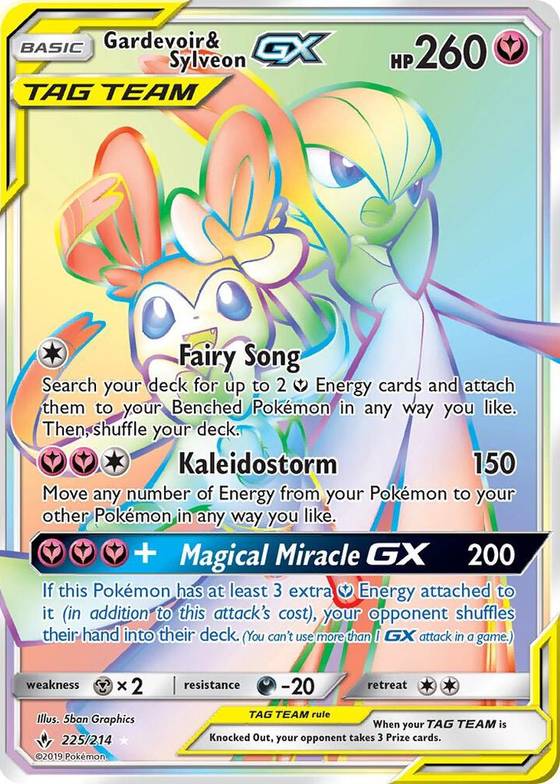 Gardevoir and Sylveon GX Secret - SM - Unbroken Bonds Real Time Price Data. Gardevoir and Sylveon GX Secret - SM - Unbroken Bonds Real Time Price Data.