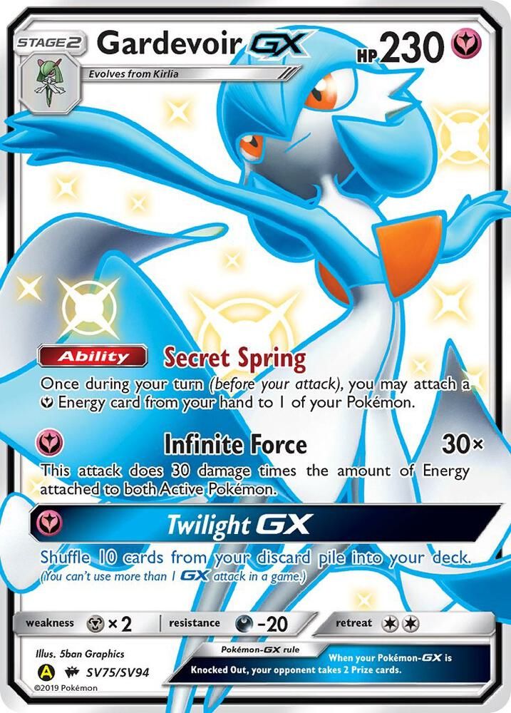 Gardevoir GX - Hidden Fates: Shiny Vault Real Time Price Data.