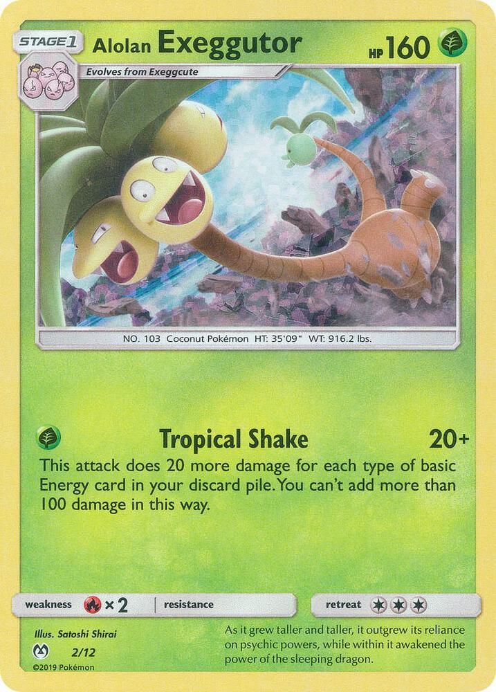 Alolan Exeggutor 2 12 - McDonald's Promos 2019 Real Time Price Data.