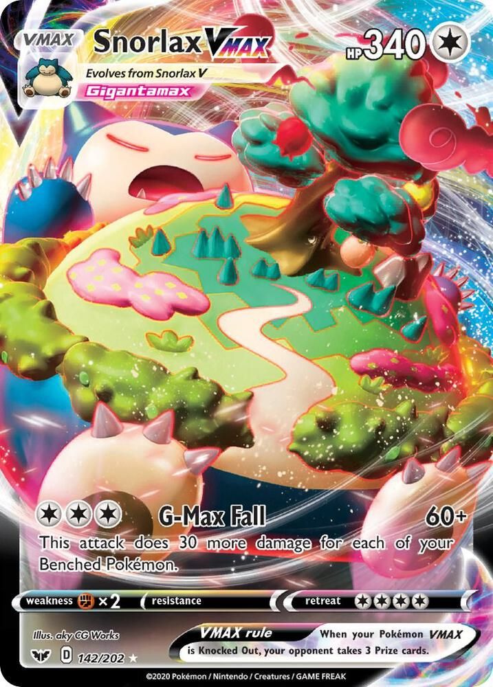 Snorlax VMAX - SWSH01: Sword & Shield Base Set Real Time Price Data.