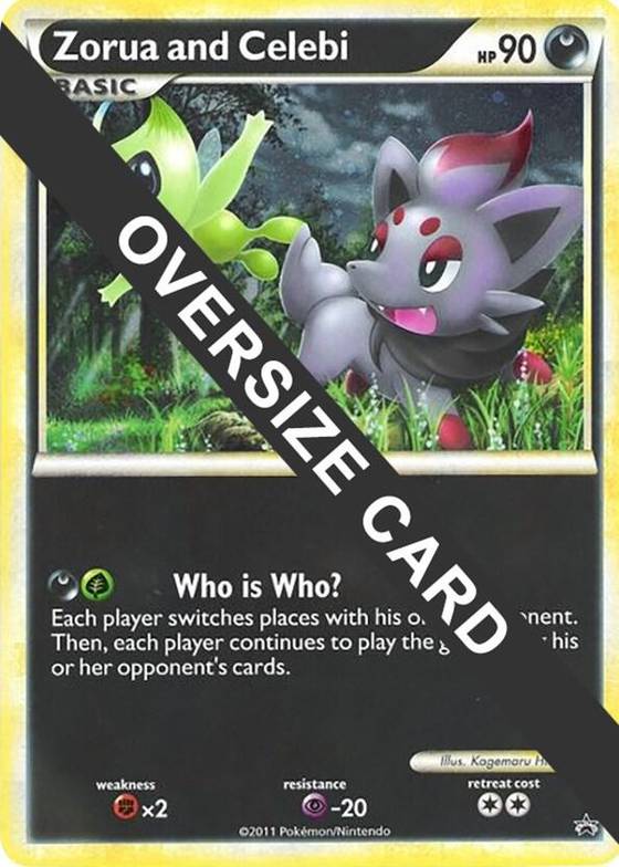 Zorua and Celebi Black and White Tour Promo - Jumbo Cards Real Time Price Data. Zorua and Celebi Black and White Tour Promo - Jumbo Cards Real Time Price Data.