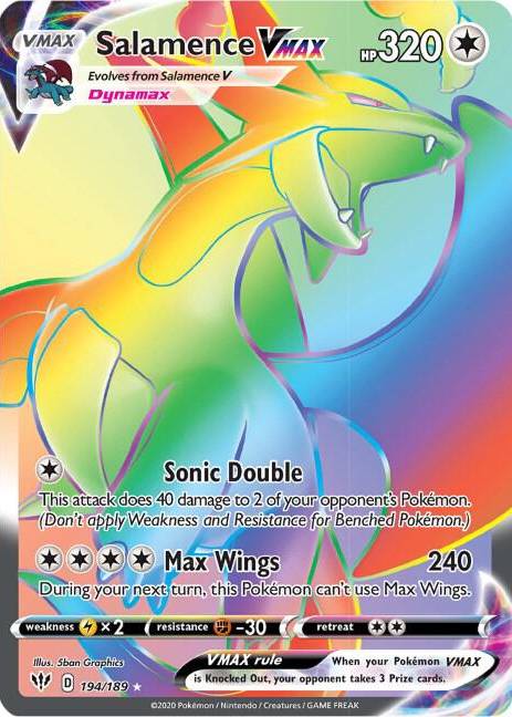 Salamence VMAX Secret - SWSH03: Darkness Ablaze Real Time Price Data. Salamence VMAX Secret - SWSH03: Darkness Ablaze Real Time Price Data.