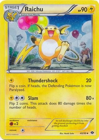 Raichu 40 99 Cosmos Holo - Blister Exclusives Real Time Price Data.