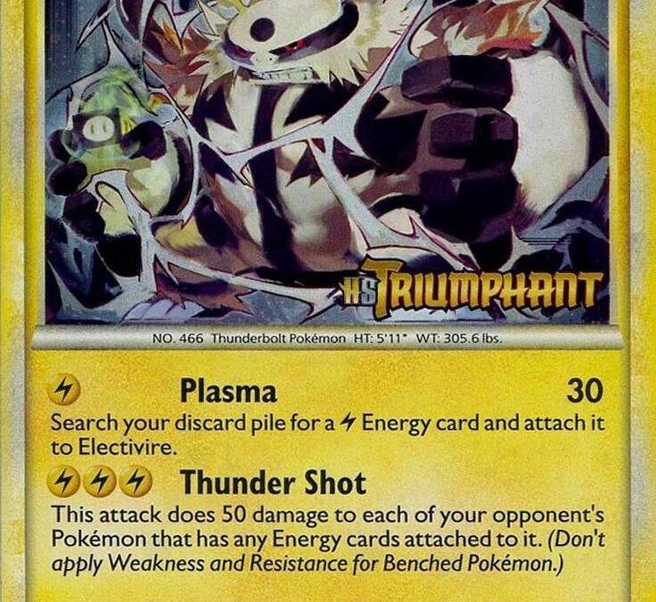 Electivire 20 102 Prerelease - HGSS Promos Real Time Price Data. Electivire 20 102 Prerelease - HGSS Promos Real Time Price Data.