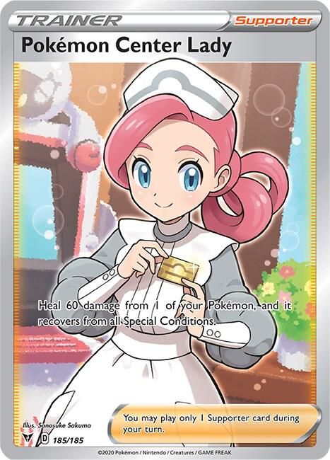 lady pokemon card full art Pokemon Center Lady Full Art