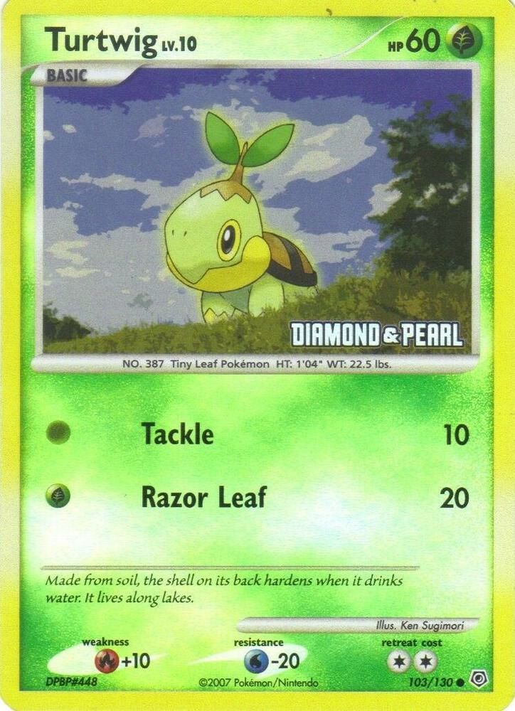 turtwig pokemon card Turtwig (17) [POP Series 9] – Pokemon Plug