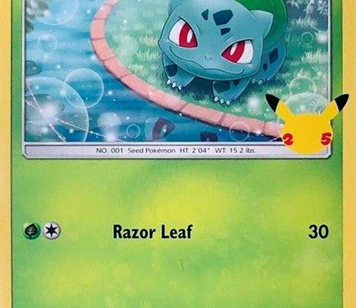 Bulbasaur 1 25 - McDonald's 25th Anniversary Promos Real Time Price Data. Bulbasaur 1 25 - McDonald's 25th Anniversary Promos Real Time Price Data.