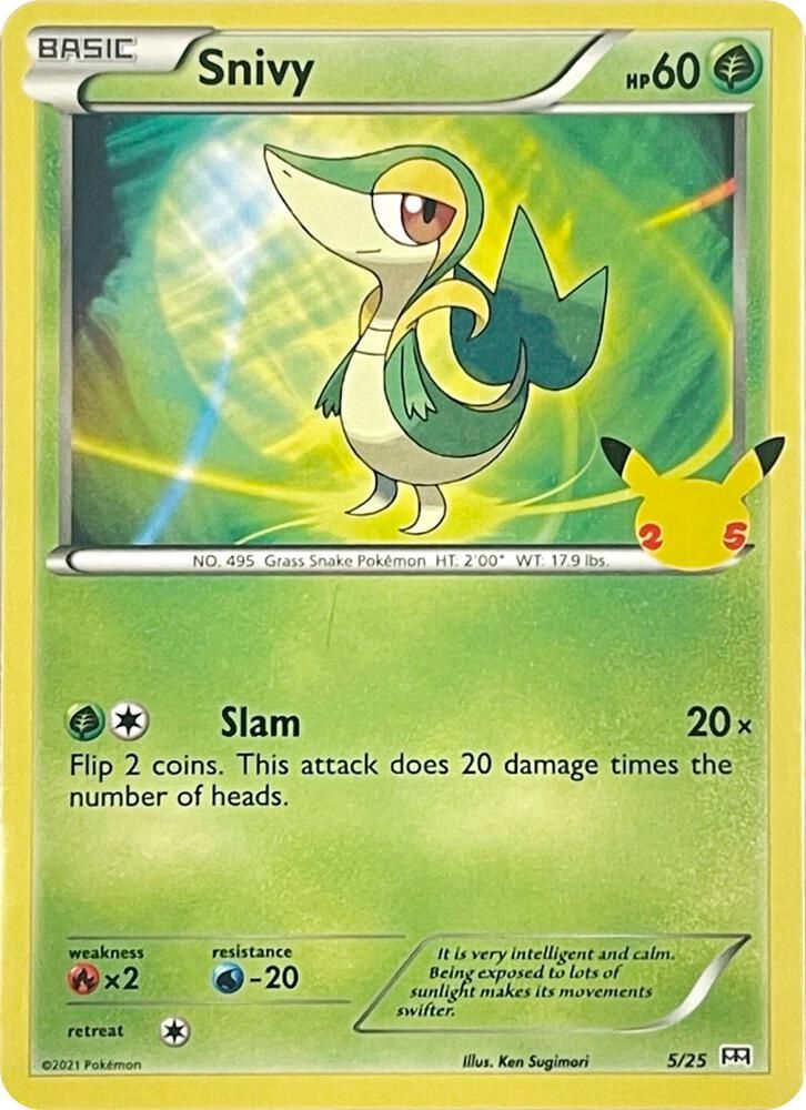 pokemon card snivy 401 Games Canada - Snivy - 6/113 - Common
