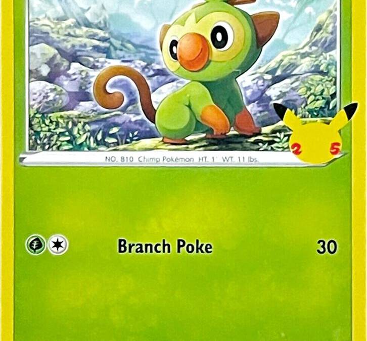 Grookey 8 25 - McDonald's 25th Anniversary Promos Real Time Price Data.