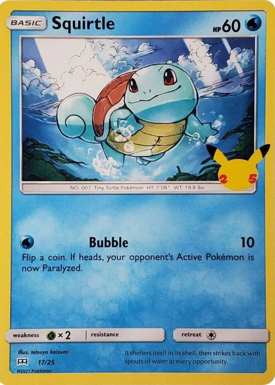 Squirtle 17 25 - McDonald's 25th Anniversary Promos Real Time Price Data. Squirtle 17 25 - McDonald's 25th Anniversary Promos Real Time Price Data.