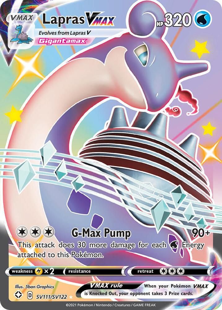Lapras VMAX - Shining Fates: Shiny Vault Real Time Price Data.