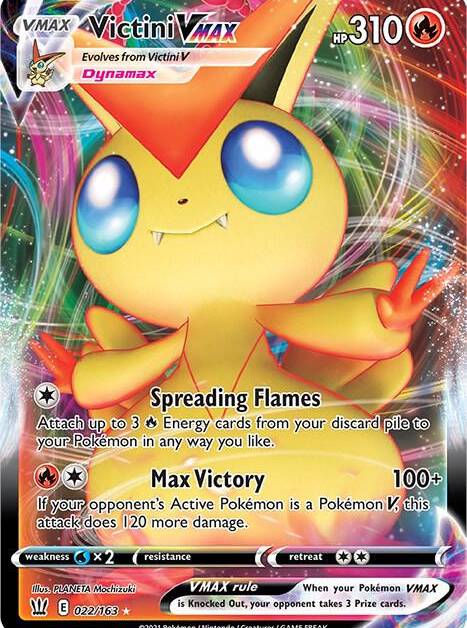 victini v pokemon card price SWSH Black Star Promos Fire / 190 / Basic Attack 1 Victini V - SWSH104 -