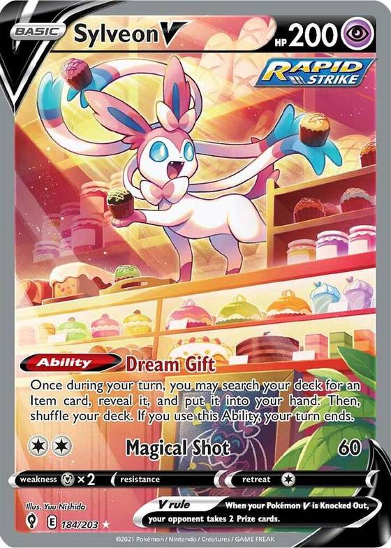 Sylveon V Alternate Full Art - SWSH07: Evolving Skies Real Time Price Data. Sylveon V Alternate Full Art - SWSH07: Evolving Skies Real Time Price Data.