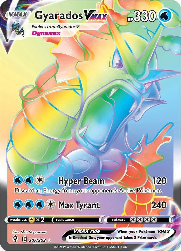 Gyarados VMAX Secret - SWSH07: Evolving Skies Real Time Price Data.