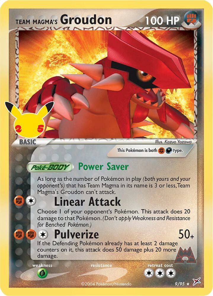 Team Magmas Groudon - Celebrations: Classic Collection Real Time Price Data.