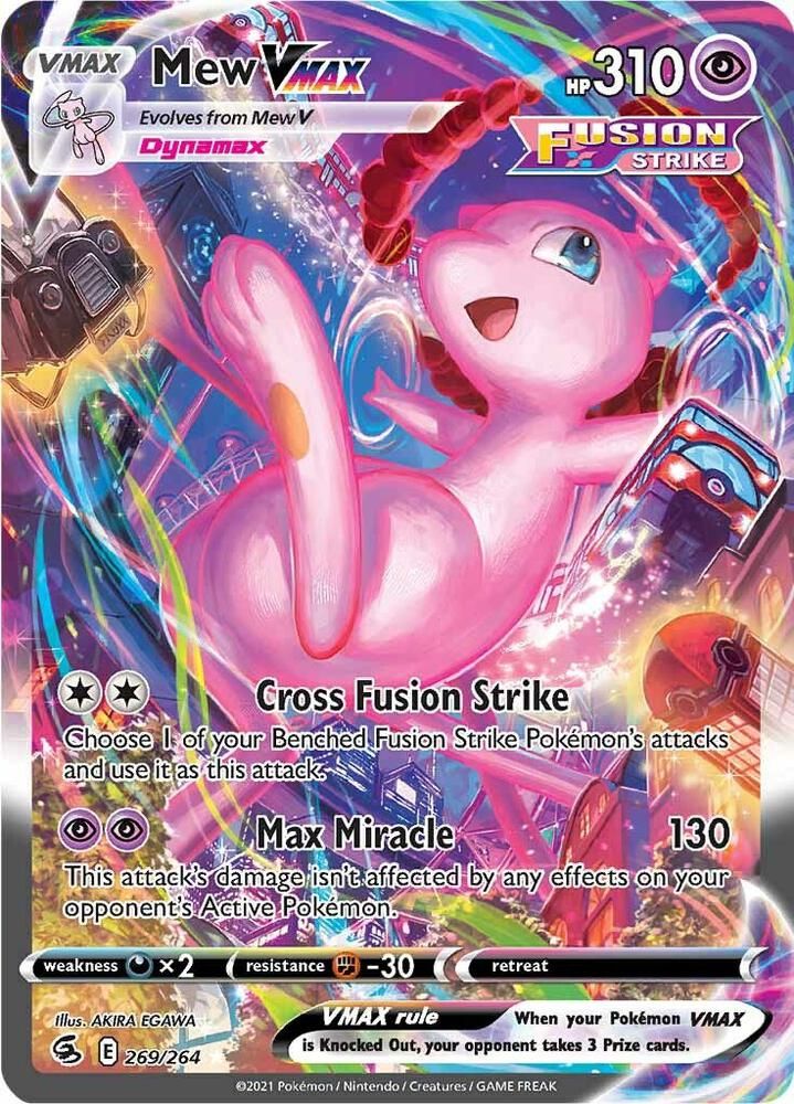 Mew VMAX Alternate Art Secret - SWSH08: Fusion Strike Real Time