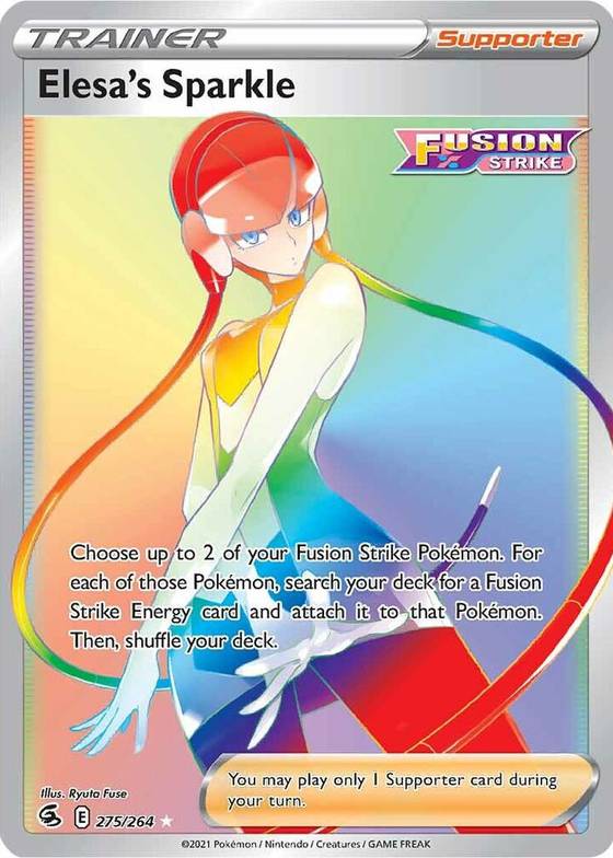 Elesas Sparkle Secret - SWSH08: Fusion Strike Real Time Price Data. Elesas Sparkle Secret - SWSH08: Fusion Strike Real Time Price Data.