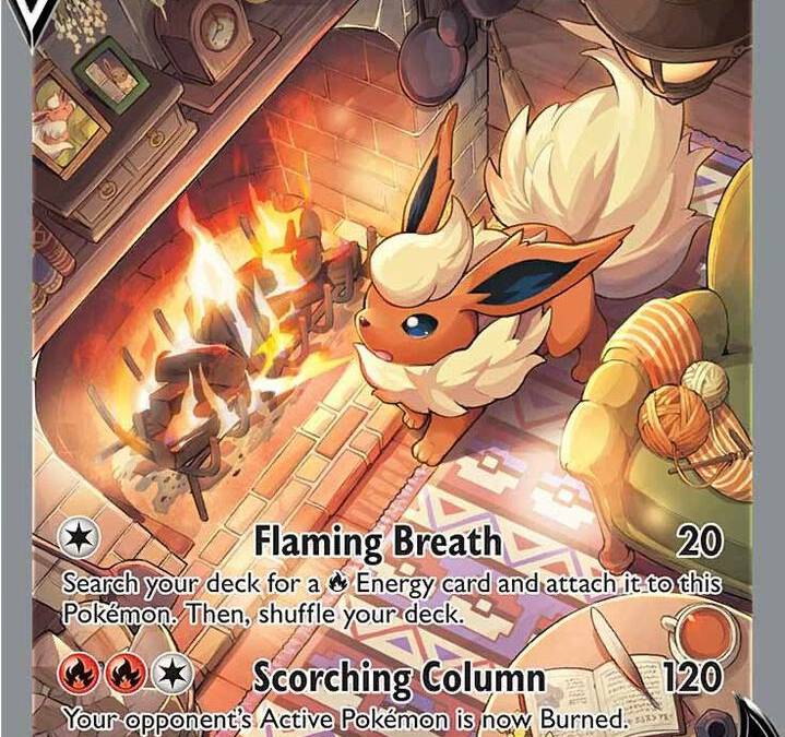 flareon v pokemon card value SWSH149 PokeChalet your opponent takes 2 Prize cards. Pokemon Flareon V Single Strike