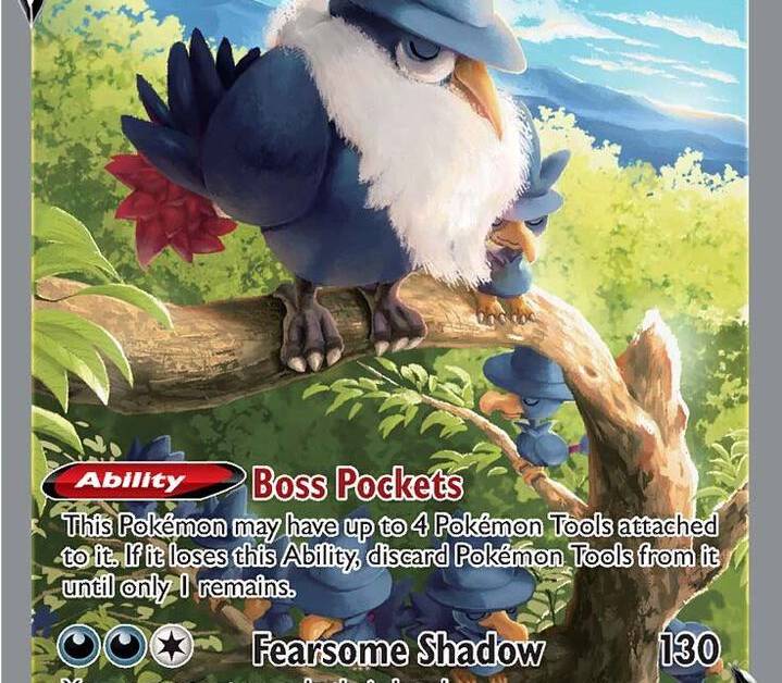 honchkrow v pokemon card value 088/172 Brilliant Stars - Ultra Rare Boss Pockets This Pokemon can have up to 4 Pokemon Tools attached to it Honchkrow V - SWSH09: Brilliant