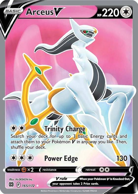 how much is a arceus pokemon card worth Amazon.com: Arceus V 122/172 Brilliant Stars - Ultra Rare Pokemon Card