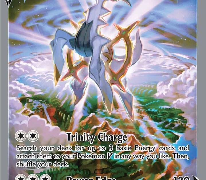 pokemon cards arceus break Card Credit Card Credit Card Skin Anime Town Creations Colorless Trinity Star (30) You can use this attack only if you have Grass Arceus V Alternate Full Art