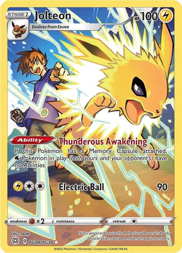 Jolteon - SWSH09: Brilliant Stars Trainer Gallery Real Time Price