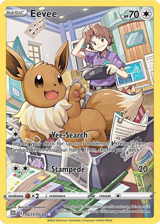 Eevee - SWSH09: Brilliant Stars Trainer Gallery Real Time Price Data. Eevee - SWSH09: Brilliant Stars Trainer Gallery Real Time Price Data.